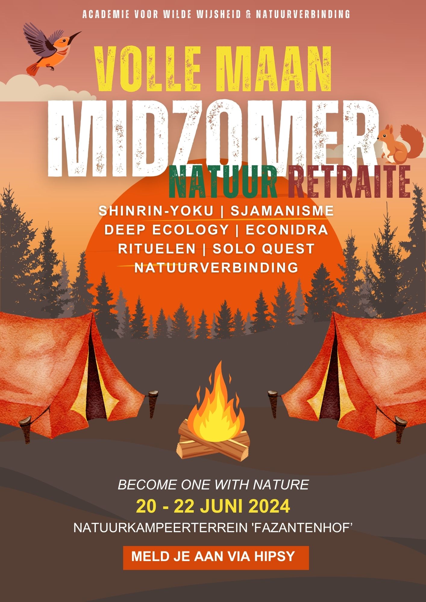 Volle Maan Midzomer Natuur Retraite “Become one with Nature!”